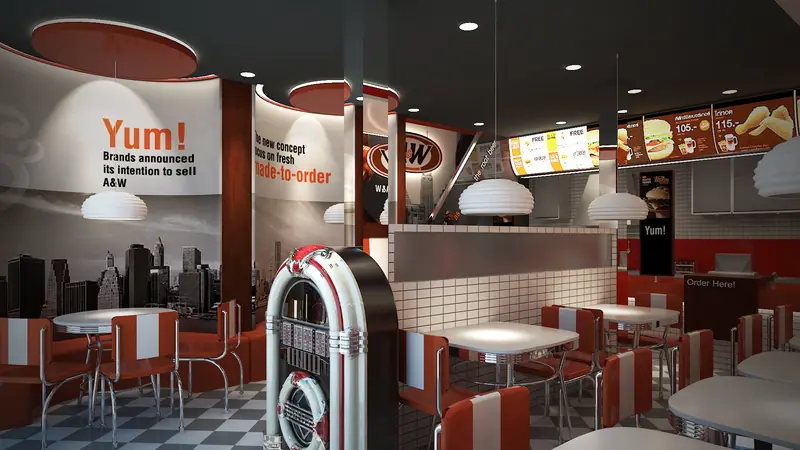 A&W Siam Siam, Bangkok, Thailand — ภาพที่ 4 ผลงานตกแต่งภายในโดย MAKE IT POP