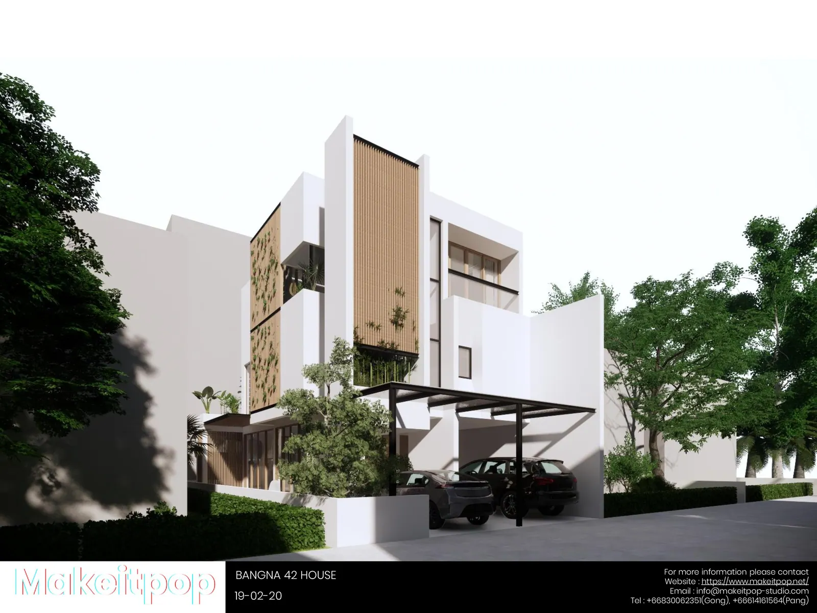 Bangna 42 House, Bangkok, Thailand: photo 1, architecture by MAKE IT POP