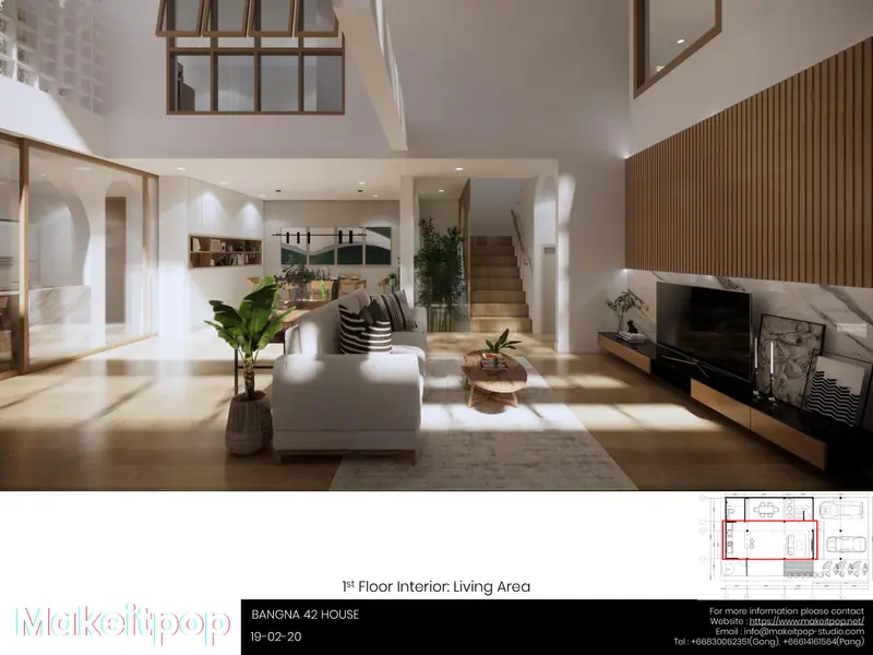 Bangna 42 House, Bangkok, Thailand: photo 5, architecture by MAKE IT POP