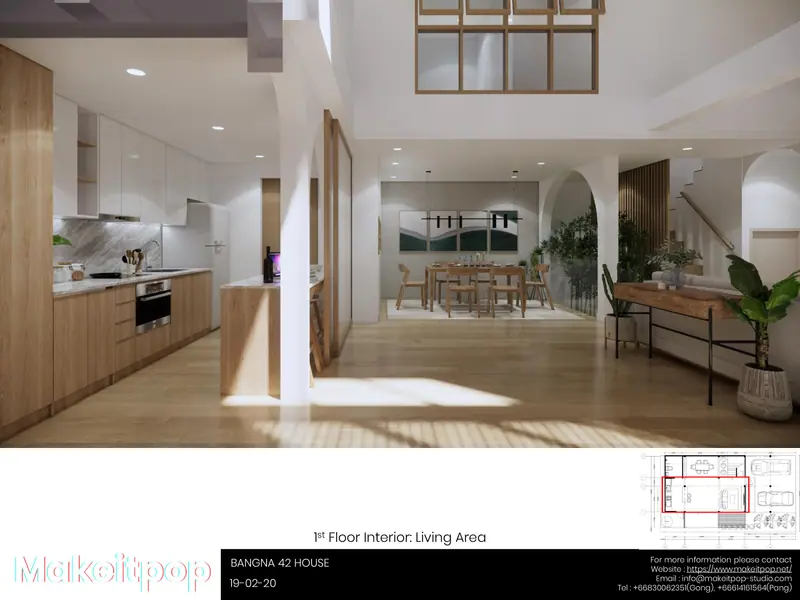 Bangna 42 House, Bangkok, Thailand: photo 6, architecture by MAKE IT POP