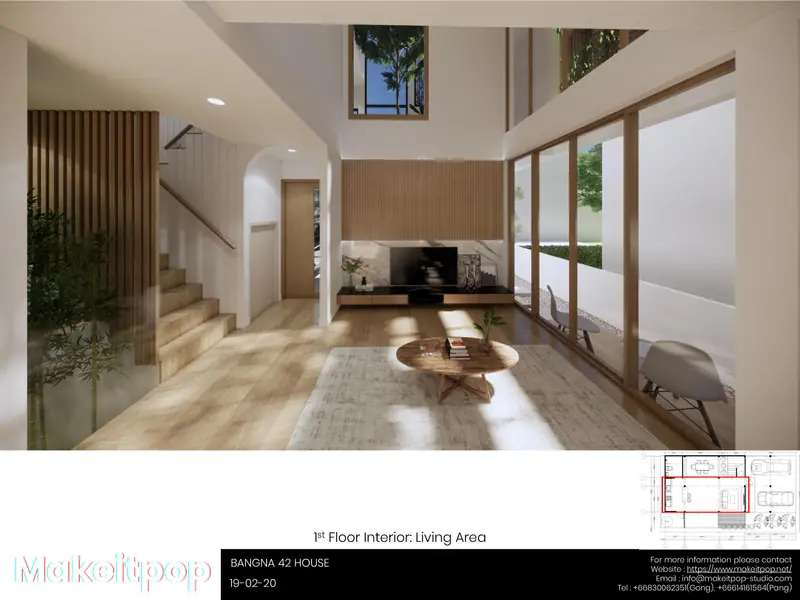 Bangna 42 House, Bangkok, Thailand: photo 7, architecture by MAKE IT POP