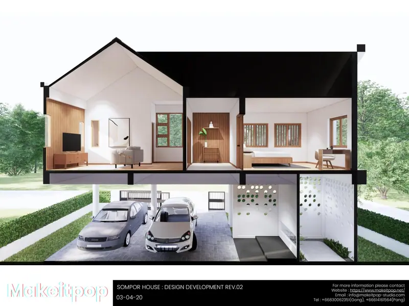 Chiang Mai House, Chiang Mai, Thailand: photo 6, architecture by MAKE IT POP