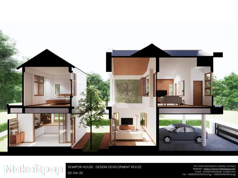 Chiang Mai House, Chiang Mai, Thailand: photo 7, architecture by MAKE IT POP