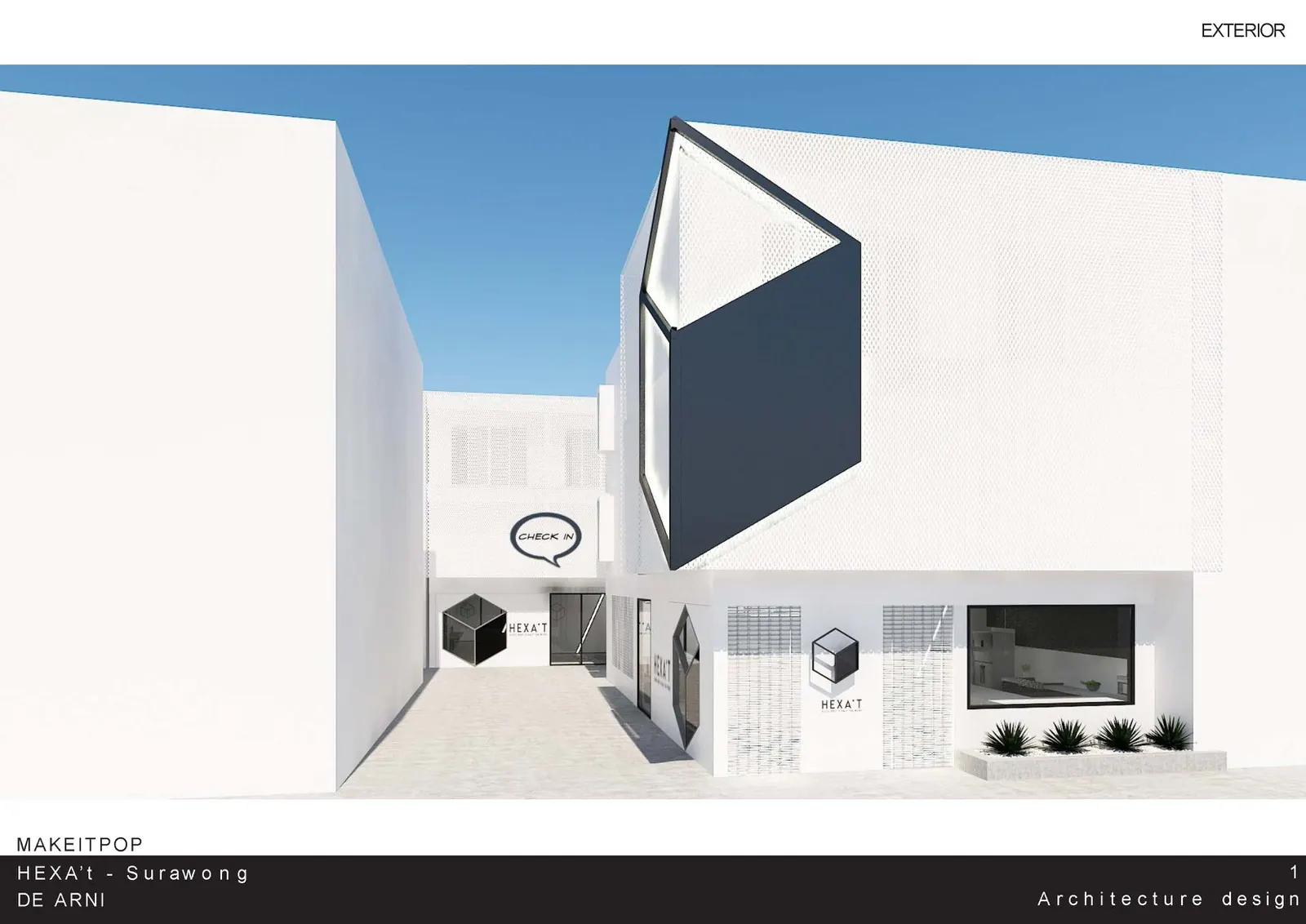 Hexa’T Hostel Surawong, Bangkok, Thailand — ภาพที่ 1 ผลงานตกแต่งภายในโดย MAKE IT POP