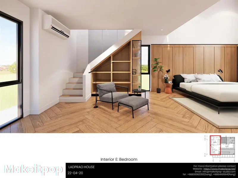 Ladprao House Ladprao, Thailand — ภาพที่ 4 ผลงานตกแต่งภายในโดย MAKE IT POP