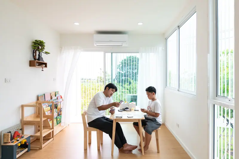 บ้านกล่องของขวัญ Prachinburi, Thailand — ภาพที่ 25 ผลงานสถาปัตยกรรมโดย MAKE IT POP
