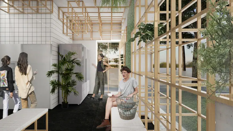 U Space Thammasat, Patumthani, Thailand — ภาพที่ 6 ผลงานสถาปัตยกรรมโดย MAKE IT POP